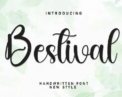 Bestival Script font