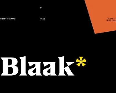 Blaak Serif Family font