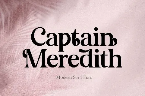 Captain Meredith font