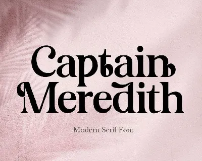 Captain Meredith font