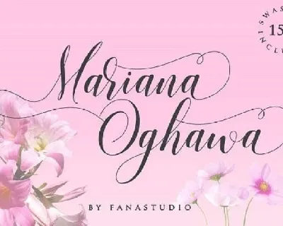 Mariana Oghawa Script font