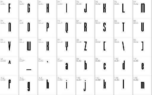 Typo-Longest font