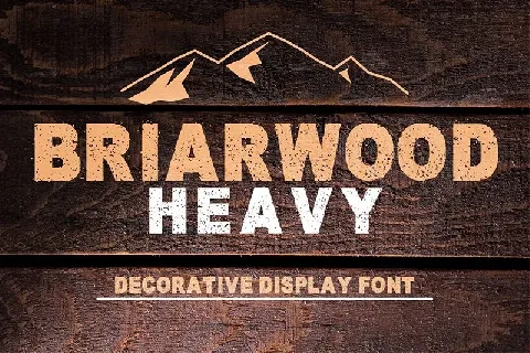 Briarwood Heavy font