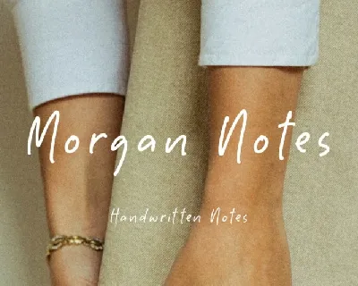 Morgan Notes font