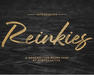 Reinkies font