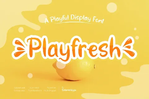 Playfresh font