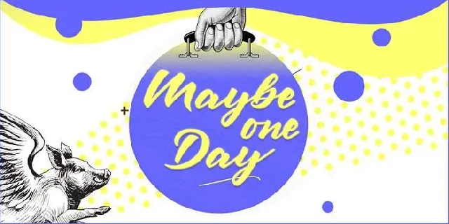 Maybe one Day font