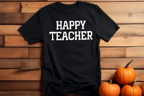 Teacher Varsity font