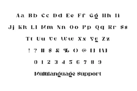 BocaGrandeDemo font