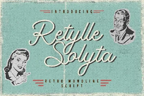 Retylle Solyta Script font