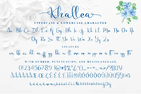 Khallea font