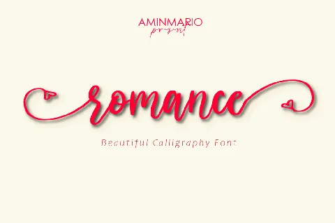 romance font