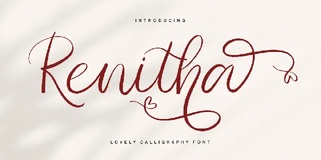 Renitha Demo font