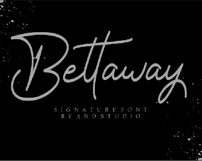Bettaway font