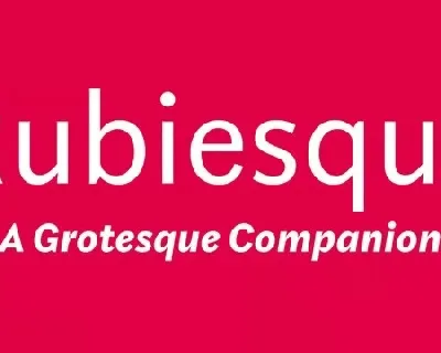 Rubiesque Family font