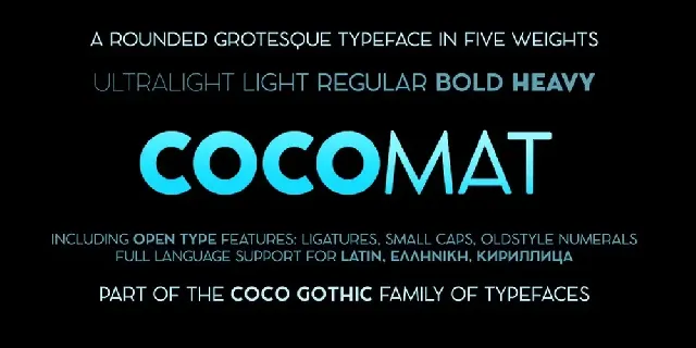 Cocomat Family font