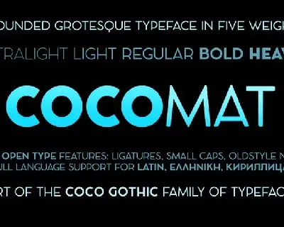 Cocomat Family font