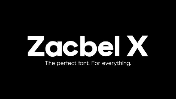 Zacbel X font