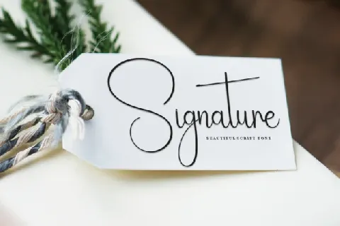 Simple Beautiful Script font