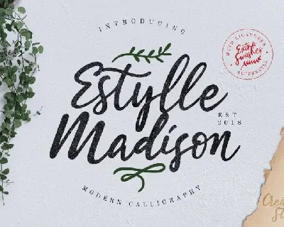 Estylle Madison Script font