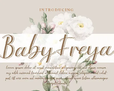 Baby Freya font