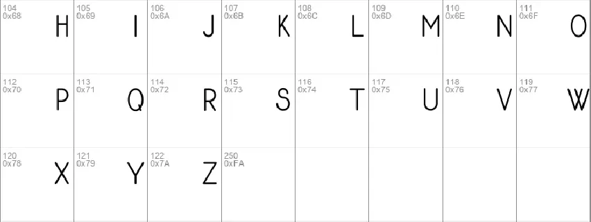 Square Monogram Frames font