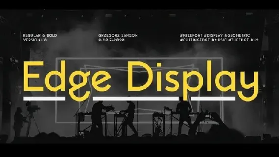 Edge Display font