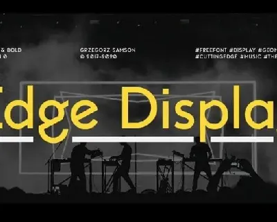 Edge Display font