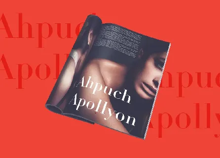 Ahpuch Apollyon Family font