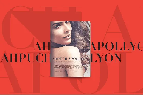 Ahpuch Apollyon Family font