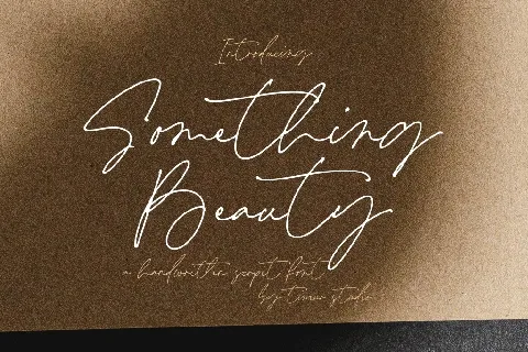 Something Beauty font