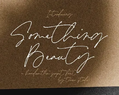 Something Beauty font