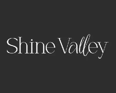 Shine Valley font