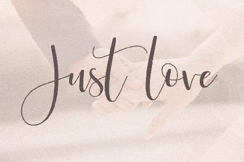 JustlovePersonalUseOnly font