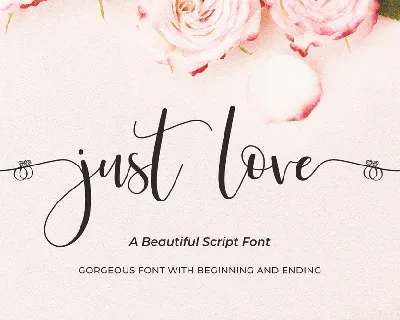 JustlovePersonalUseOnly font