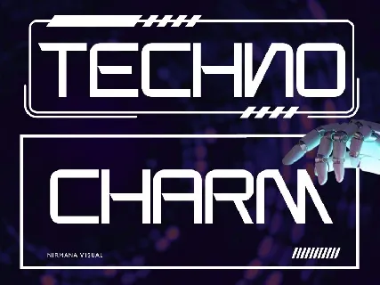 Techno Charm font