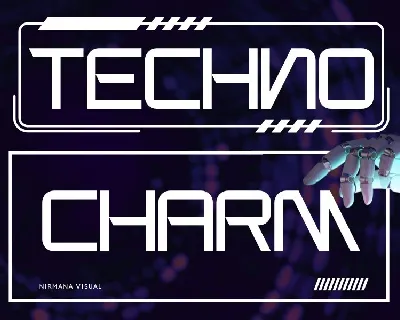 Techno Charm font