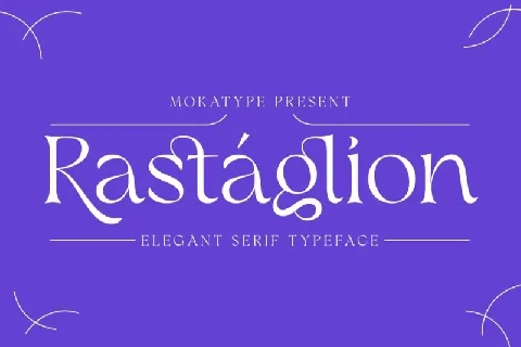 Rastaglion font