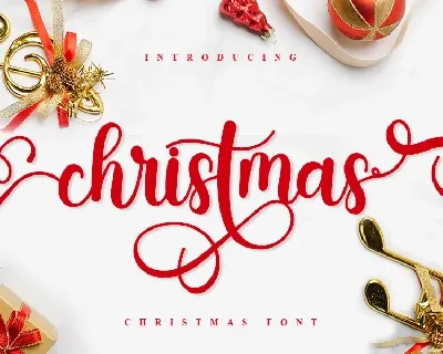 Christmas Typeface font