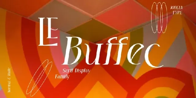 LE Buffec font