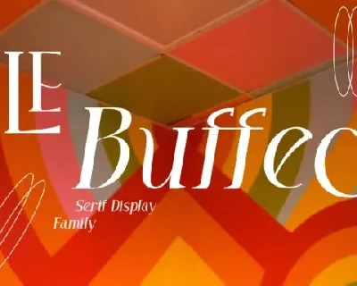 LE Buffec font