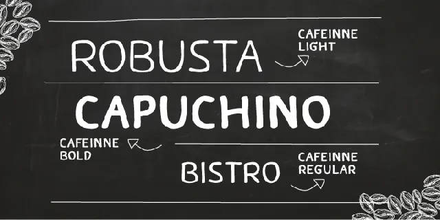 Caffeine font family