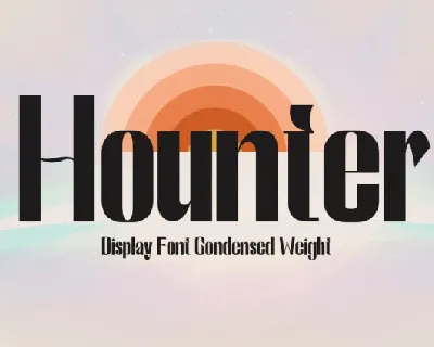 Hounter Typeface font