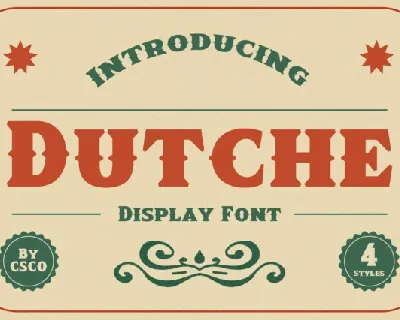 Dutche font