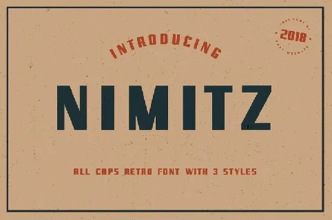 Nimitz All Caps font