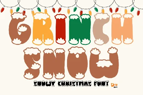 Grinch Snow font