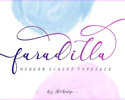 Faradilla Script Free font
