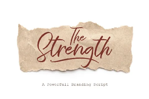 The Strength font