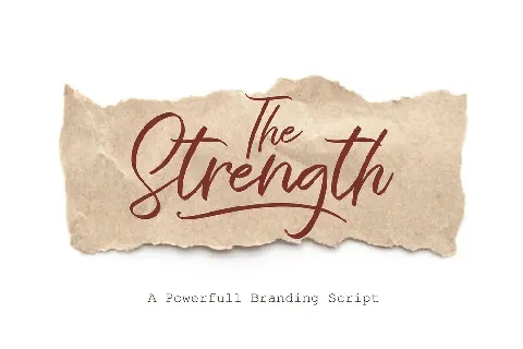 The Strength font