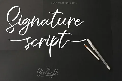 The Strength font